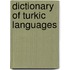 Dictionary of Turkic Languages