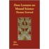 Dor Lectures on Mental Science