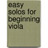 Easy Solos For Beginning Viola