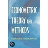 Econometric Theory And Methods by Russell Davidson