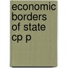 Economic Borders Of State Cp P by Helm