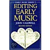 Editing Early Music 2e Ems 5 P door Taylor Caldwell