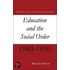 Education And The Social Order