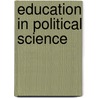 Education in Political Science door P. Jakobi Anja