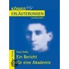 Ein Bericht für eine Akademie by Frank Kafka
