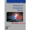 Elements Of Computation Theory door Arindama Singh