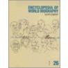 Encyclopedia of World Biograhy door Onbekend