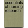 Essentials Of Nursing Research door Denise F. Polit