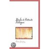 Etudes Et Portraits Politiques door Pierre Lanfrey