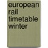 European Rail Timetable Winter