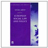 European Social Law And Policy door Tamara K. Hervey