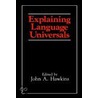 Explaining Language Universals door Sir Richard Hawkins