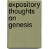 Expository Thoughts On Genesis