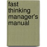 Fast Thinking Manager's Manual by Ros Jay