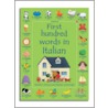 First Hundred Words In Italian door Mairi Mackinnon