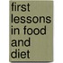 First Lessons In Food And Diet