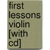 First Lessons Violin [with Cd]