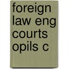 Foreign Law Eng Courts Opils C door Richard Fentiman