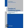 Frontiers Of Combining Systems door Onbekend