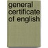 General Certificate Of English