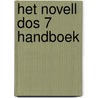 Het Novell DOS 7 handboek door R. van den Bedem