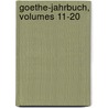 Goethe-Jahrbuch, Volumes 11-20 by Ludwig Geiger