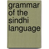 Grammar Of The Sindhi Language door Ernst Trumpp