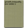 Growth,inequality, Pov Wider C door Rolph Hoeven