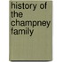 History Of The Champney Family