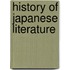 History of Japanese Literature