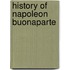 History of Napoleon Buonaparte