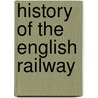 History of the English Railway by John Francis