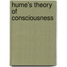 Hume's Theory of Consciousness door Wayne Waxman