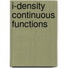 I-Density Continuous Functions door Lee Larson