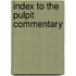 Index To The Pulpit Commentary