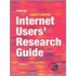 Internet User's Research Guide