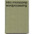 Intro Microcomp Wordprocessing