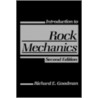 Introduction To Rock Mechanics door Susan Goodman