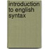 Introduction to English Syntax
