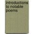 Introductions To Notable Poems