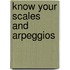 Know Your Scales and Arpeggios
