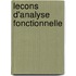 Lecons D'Analyse Fonctionnelle
