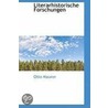 Literarhistorische Forschungen door Otto Maurer