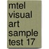 Mtel Visual Art Sample Test 17