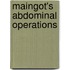 Maingot's Abdominal Operations