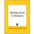 Making Good In Business (1921)