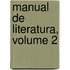 Manual de Literatura, Volume 2