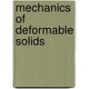 Mechanics of Deformable Solids door Issam Doghri