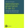 Mehrebenengovernance In Der Eu by Ulf von Krause