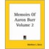 Memoirs Of Aaron Burr Volume 2